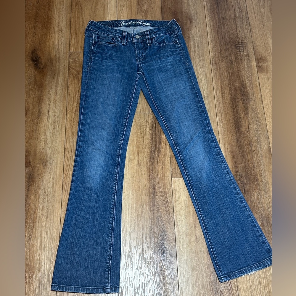 American Eagle Outfitters Dark Blue Flare Jeans